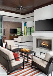 Living room marble tv wall. 75 Beautiful Marble Floor Living Room With A Wall Mounted Tv Pictures Ideas July 2021 Houzz
