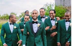 Black And Green Wedding Suit 20 Emerald Green Wedding Ideas Knotsvilla Wedding Ideas Canada Wedding Blog Emerald Green Weddings Green Wedding Suit Wedding Suits Groom