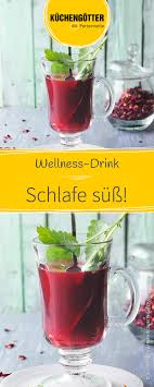 Perfekt Nach Einem Stressigen Tag Rezept Fur Selbst Gemachten Wellness Drink Schlaf Suss Mit Kirschsaft Und Ros Rezepte Gesunde Smoothies Alkoholfreie Drinks