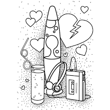 On the site are a great item to gift to loved ones and children. Lava Lamp Heartache Free Colouring Page Lorelsberg