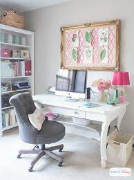 Of course, totally understand that the function of a crafting chair is a lot more important than the way it looks, but that doesn't have to mean that you can't still have a chair that's both. Feminine Home Office Craft Room Tour Atta Girl Says