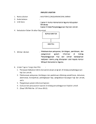 Uraian tugas jfu kementerian agama. Doc Analisis Jabatan Phu Ok Aliyah Thalib Academia Edu