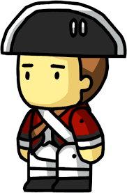 Let's draw a colonist (woman). Colonial Cartoon British Soldier