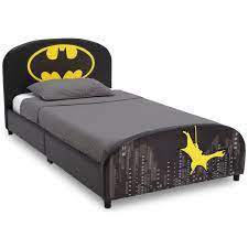 Delta Children Dc Comics Batman Upholstered Twin Bed Black Walmart Com Walmart Com