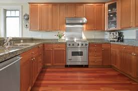 Painted kitchen cabinets in sherwin williams' dorian gray. Cherry Floors Keep Stain Or Replace