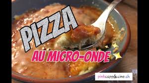 Pizza Au Micro Onde Youtube