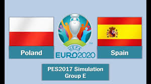 Spania date statistice la euro 2020. Poland Vs Spain Group E Euro 2020 Pes2017 Youtube