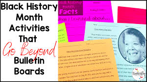 Students then highlight one famous first they enjoyed learning about to add to the bulletin board. Black History Month Activities That Go Beyond A Bulletin Board The Butterfly Teacher