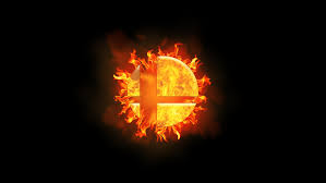 The smash logo in the background is also changed to be the flaming logo seen in the game's. Super Smash Bros Logo Wallpaper Know Your Meme
