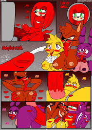 Post 1537382: Bonnie Chica crossover Five_Nights_at_Freddy's Foxy  Knuckles_the_Echidna Otakon Rule_63 Sonic_the_Hedgehog_(series)