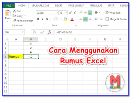 Cara membuka password excel tanpa software. Belajar Menggunakan Fungsi Dan Rumus Dasar Microsoft Excel M Jurnal