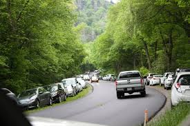 Image result for images of traffic in great smoky mountain national park