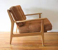 Vintage tufted brown velvet swivel rocker arm chair, mid century arm rocking chair, side armchair, living room accent chair lounge seating erickamvintageshop. Mid Century Modern Arm Lounge Chairs By Baumritter Picked Vintage