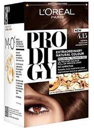 صبغة لوريال باريس برودجي بدون امونيا الالوان و المميزات l oreal prodigy dye ammonia free hair color at home hair color permanent hair color