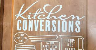 You can print it, frame it, place it in a drawer or on the fridge… wherever you'll need it.it makes a lovely piece of art when framed and looks charming in a kitchen. How To Use A Kitchen Conversion Chart Svg The Crafty Blog Stalker