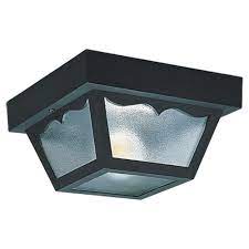 Light up your spaces with thrilling design, quality and authenticity. Sea Gull Lighting 2 Light Black Outdoor Ceiling Fixture 7569 32 The Home Depot