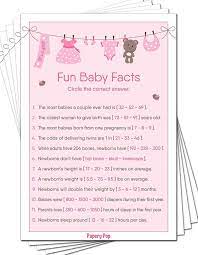 Fun Baby Facts Game Cards Pack Of 50 Baby Shower Games Idea For Girl Party Activities Supplies Cq18iqgh788 Baby Facts Indian Baby Shower Decorations Indian Baby Showers