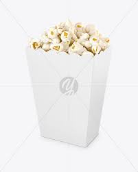 Popcorn Bag Mockup Half Side View In Bag Sack Mockups On Yellow Images Object Mockups