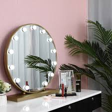 Buy the best and latest round vanity mirror lights on banggood.com offer the 1 948 руб. 2020 Hollywood Mirror Light Makeup Round Circle Shape Dressing Table Desktop Style With Led Bulbs Buy Vanity Lighted Mirror Hollywood Makeup Mirror Led Makeup Mirror Product On Alibaba Com