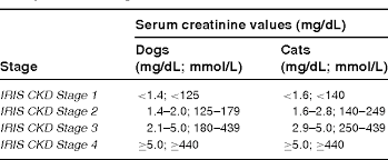 Chronic kidney disease (ckd) occurs commonly in older dogs and cats. Table 2 From Evidence Based Step Wise Approach To Managing Chronic Kidney Disease In Dogs And Cats Semantic Scholar