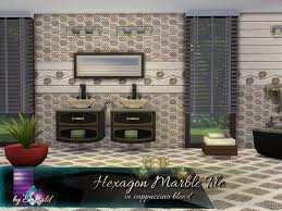 The unofficial subreddit for the sims franchise. Emerald S Hexagon Marble Tile In Cappuccino Blend
