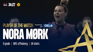 She made her debut on the norwegian nation. Ehf Champions League On Twitter Congratulations To Nora Mork Who Was Potm Presented By Delo After Scoring Nine Goals In The Motw For Viperskrsand Showtimeformotw Deloehfcl Https T Co Dys5g4r4z8