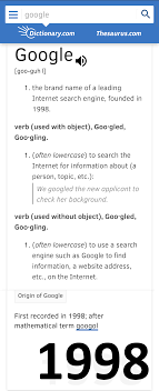 Reference Definition For Word Of The Week Google Recorded On The 9th Of October 2017 Words Informative Word Of The Day
