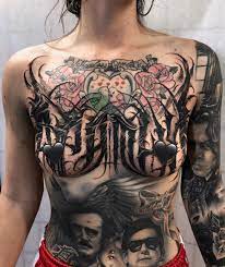 Pin On Chest Tattoo