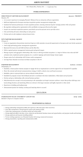 The article is written by prachi juneja and reviewed by management study guide content team. Partner Management Resume Sample Mintresume