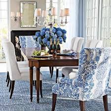 White fabric dining room chairs & benches (52) sort by filter; 50 Favorites For Friday 216 Beautiful Dining Rooms Dining Room Blue Traditional Dining Rooms