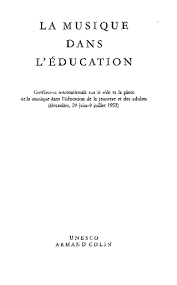 La Musique Dans L Education Unesco Digital Library
