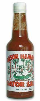 This sauce is available from amazon for around $11 for a 10 oz bottle, shipped free with prime. Hot Sauce Mall Gator Hammock Hot Gator Sauce