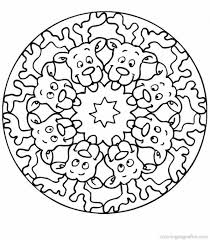 Imprimer de beaux mandalas sur le thème de noel ; Coloriage Mandala Renne De Noel Dessin Gratuit A Imprimer
