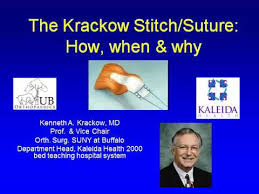 This video demonstrates the krackow stitch. Krackow Suturing Indications Technique Profkenneth Krackow Youtube