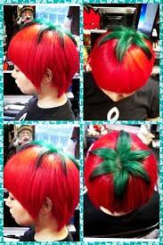 You Ll Never Forget Japan S Tomato Hairdo Crazy Hair Japanese Hairstyle Hairstyle