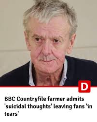 A Countryfile guest with cancer walked off in tears as he spoke about  taking his own life because of the pending fate of his farm.