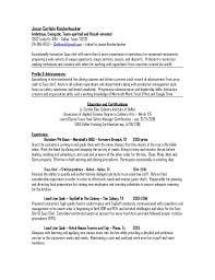 We did not find results for: Jason Carlisle Knickerbocker Sous Chef Resume 2015