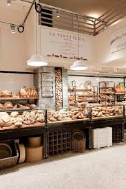 Fresh Baked Breads At Eataly S Bakery Bakery Design Bakery Shop Design Bakery Interior