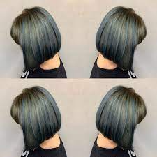 Smokey Ash Green Hair With Blue Highlights Dont Just Live A Life Of Black And Brown When Theres A Spectrum Of Ash Green Hair Green Hair Blue Hair Highlights