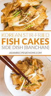 If you like korean bbq, you probably have seen this korean spicy green onion salad before. Korean Stir Fried Fish Cake Eomuk Bokkeum Or Odeng Bokkeum Asian Recipes At Home
