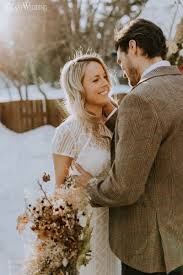 Enjoy 50% off now · exactly like as picture · all sizes and colors Natural Bohemian Winter Wedding In Quebec Elegantwedding Ca