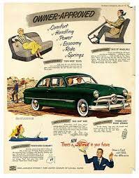 Ford This Exact Car Even The Same Color Is What I Remember Riding In From The Time I Can Remember Until Age 7 Or So Fordcla Classic Cars Car Ads Vintage Cars