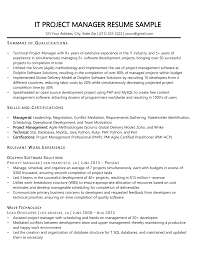 Aid in architecting the project, provide technical support. Project Manager Resume Sample Writing Tips Resume Companion