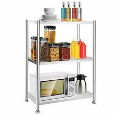 With kitchen shelves, you can fit more into your space while keeping all your things easy to find (and grab). Stainless Steel Garage Shelving Unit 4 Tier 155x120x48cm Racking Shelf Storage Eur 130 30 Picclick Fr