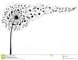 Illustration About Music Dandelion Flower With Flying Musical Notes Vector Illustration Illustration Of Blossom Cle Dandelion Flower Dandelion Music Artwork