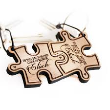 Partner Schlüsselanhänger Puzzle Stücke Für Paare Spruch Liebe