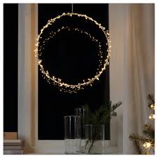 Strala Led Pendellampe Batteridrevet Ringformet Ikea Decoration Lumineuse Idee Deco Noel Lampe Suspendue
