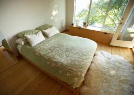 Without the headboard, you will find that the flatform stands 5 inches from the ground. How To Make Your Room Look Good Without A Bed Frame