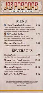Las Posadas Menu Prices Holiday Menus Epcot Festival