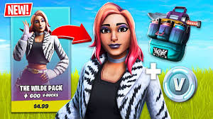 All skins for fortnite battle royale are in one place/page, to search easily & quickly by category, sets, rarity, promotions, holiday events, battle pass seasons, and much more! New Wilde Starter Pack Skin Fortnite Battle Royale Youtube
